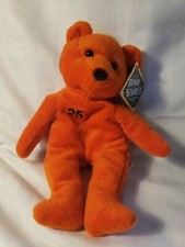 Vintage 1998 MLB Salvino's Bamm Beanos 9" Beanie Plush Bear Barry Bonds 25