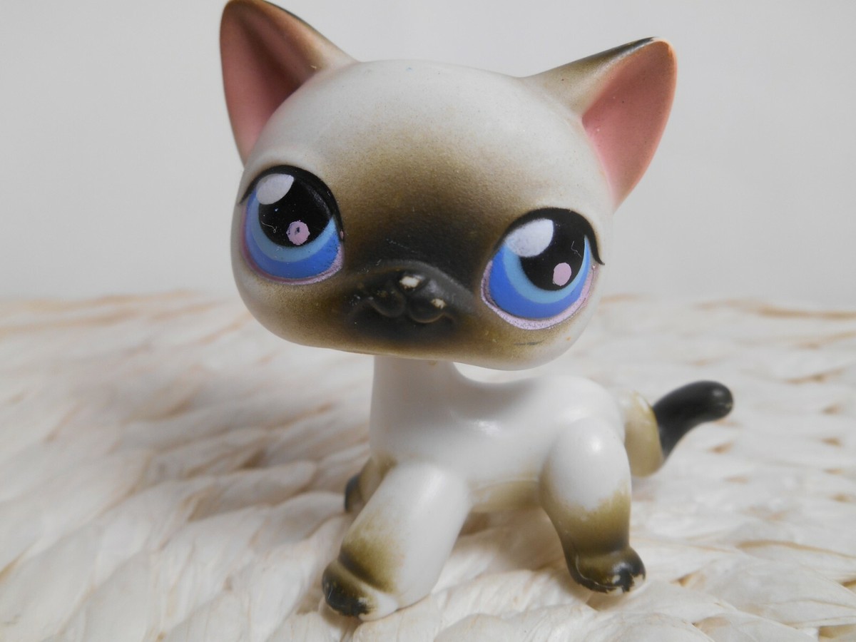 Littlest Pet Shop HASBRO - Chien Épagneul #2570 & Chat Himalaya #2569 Authentiques