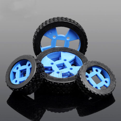 2pcs 70/47mm Rubber Car Tire Toy Wheels Model For Robotic Car Model Toy DIY - Picture 4 of 7