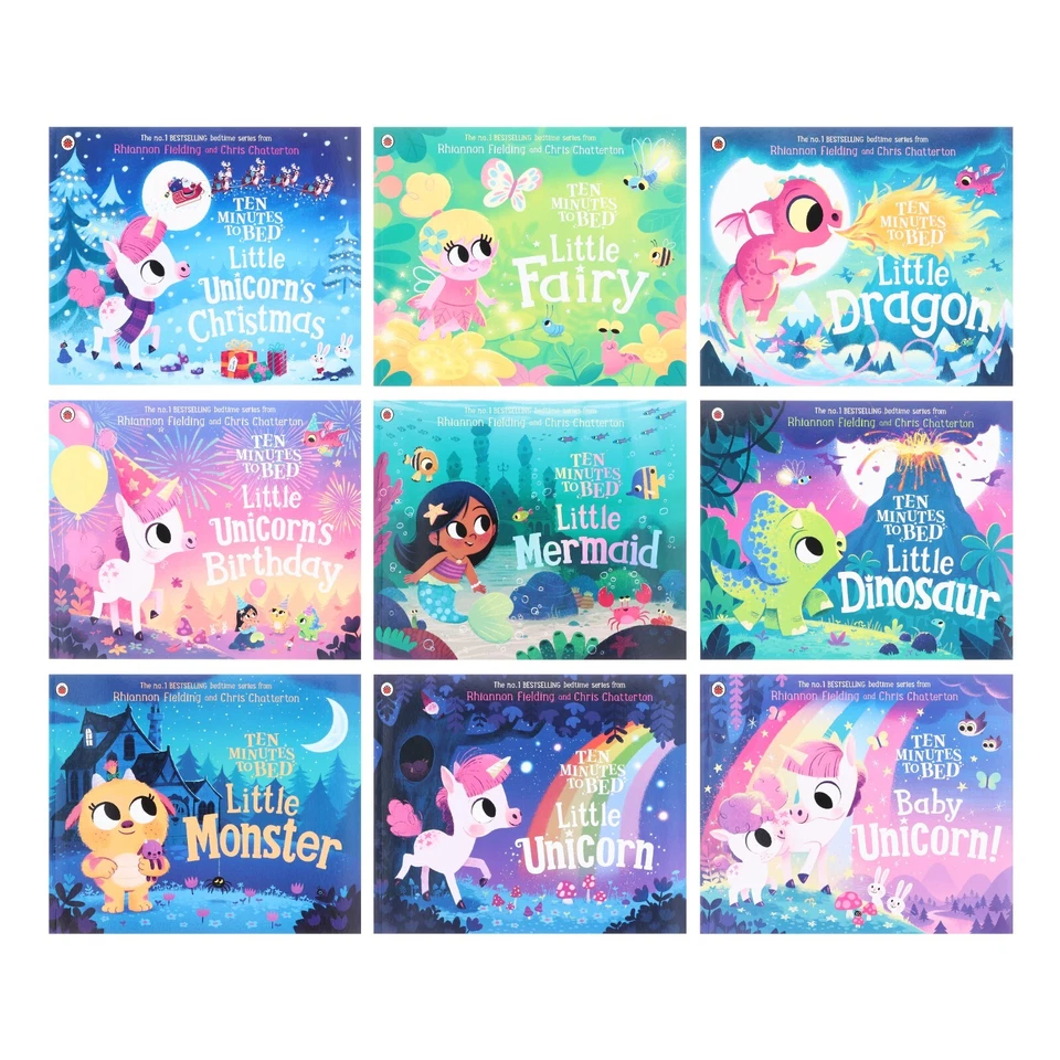 Ten Minutes to Bed Series By Rhiannon Fielding 9 Books Set - Ages 2-6 -Paperback - Image 2 of 4