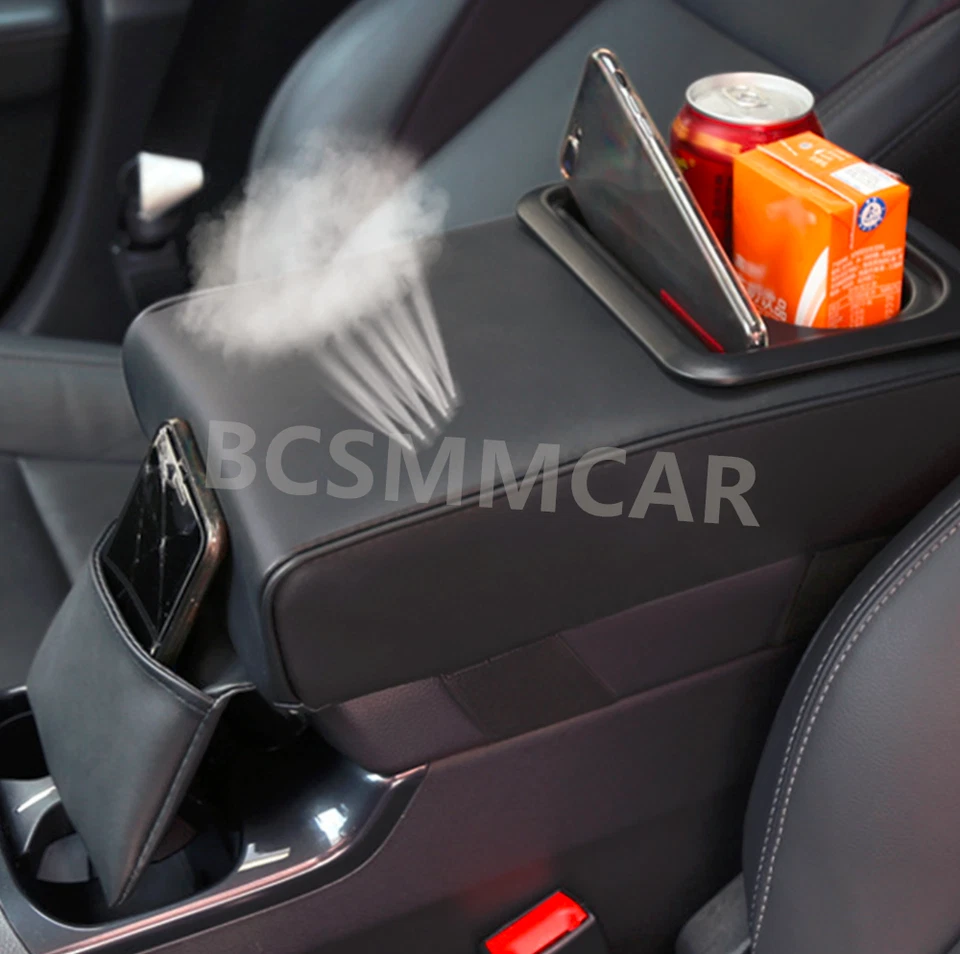 Apoio de braço de carro almofada capa console central caixa almofada protetor acessórios interiores - Imagem 3 de 4