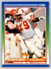 1990 Score #356 Reuben Davis