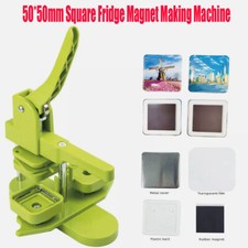 50mm 2inch Square Fridge Magnet Making Machine Kit  100pcs Materials