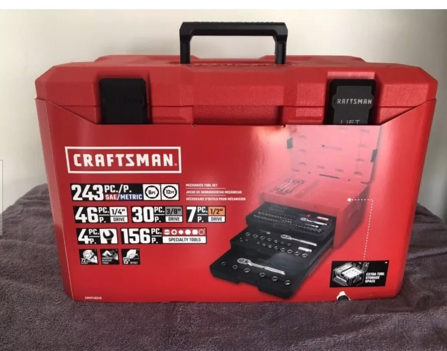 Craftsman 243 sale piece tool set
