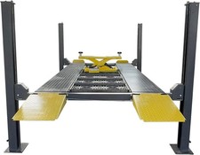 8500 Lbs 4 Post Parking Lift 110v Heavy Duty Four Post Auto Lift W Rolling Jack