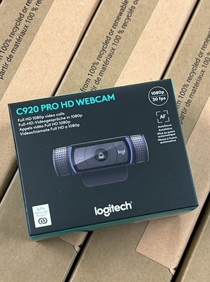Logitech C920 HD PRO Webcam, Full-HD 1080p, 78° Sichtfeld, Autofokus, Klarer