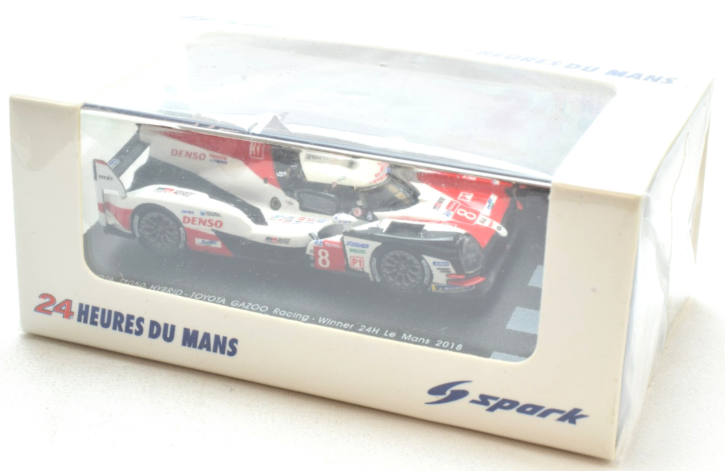 Spark Toyota TS050 Hybrid - Toyota Gazoo - 2018 24hr Le Mans 1:87 Car 87LM18