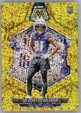 2024 Mosaic Devontez Walker #381 Gold Sparkle /24 RC Rookie RAVENS
