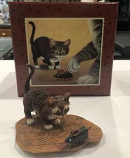 LANG AND WISE "DANNY & ARNOLD"  W/BOX  CAT & MOUSE FIGURINE