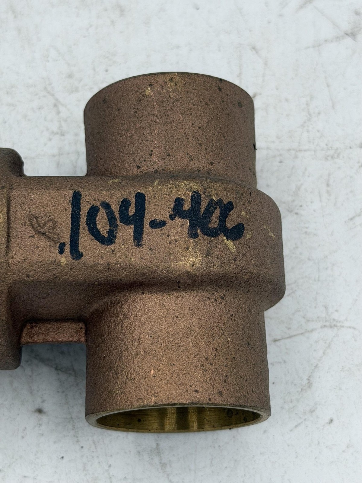 Brass Gate Valve 1-1/4 In 200 WOG Solder Sweat Water Plumbing Pipe 104-406