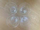 Set of 4 Etched Glass Wheat Berry Cordial/Wine Glasses Delicate 5" Tall — photo 4