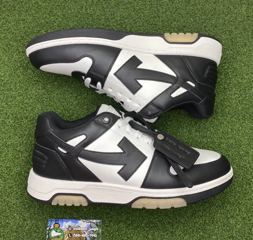 Off-White Out of Office Low Black Green for sale | eBay