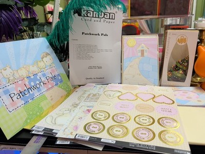Kanban Patchwork Freunde Kartenherstellung Kit Teilweise Gebraucht Hochwertige Materialien