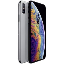 APPLE iPhone XS 64GB Argento - Con nuova Batteria - Molto Buono