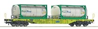 Roco H0 6600279 - Containertragwagen, Gatx, Spedition Pellegrini, Ep. VI Neuware