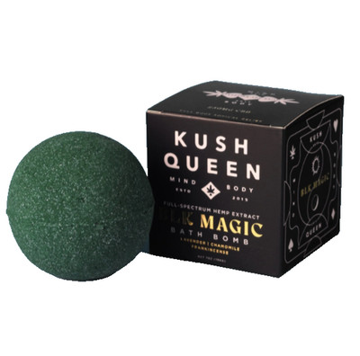 Black Magic bath bombs for relaxation of the mind and body with essential oils