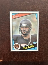Vintage 1984 Topps Rookie Card HOF Jim Covert RC Chicago Bears #222 85 Bears NM. rookie card picture