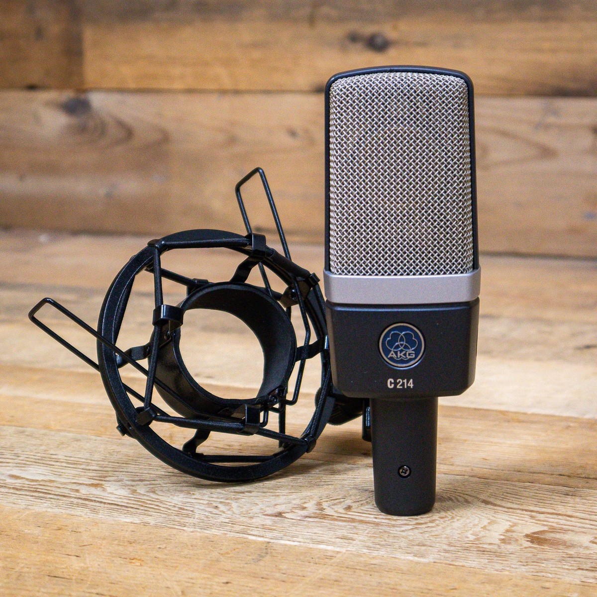 AKG C214 Studio Condenser Microphone with Shock Mount C-214 Mic