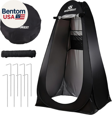 Pop up Privacy Tent - Camping Shower Tent,Instant Shower Changing Room with 8 Pc