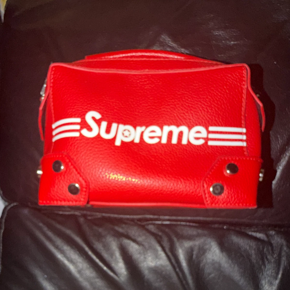 Supreme Leather Bags for Men for sale | eBay