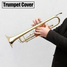 Trumpet Anti scratch Protective Cover PU Leather Protector with Hook Loop Trumpe