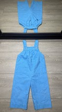 New Vintage 1980s Kids / Toddlers HealthTex Pocketed Overall