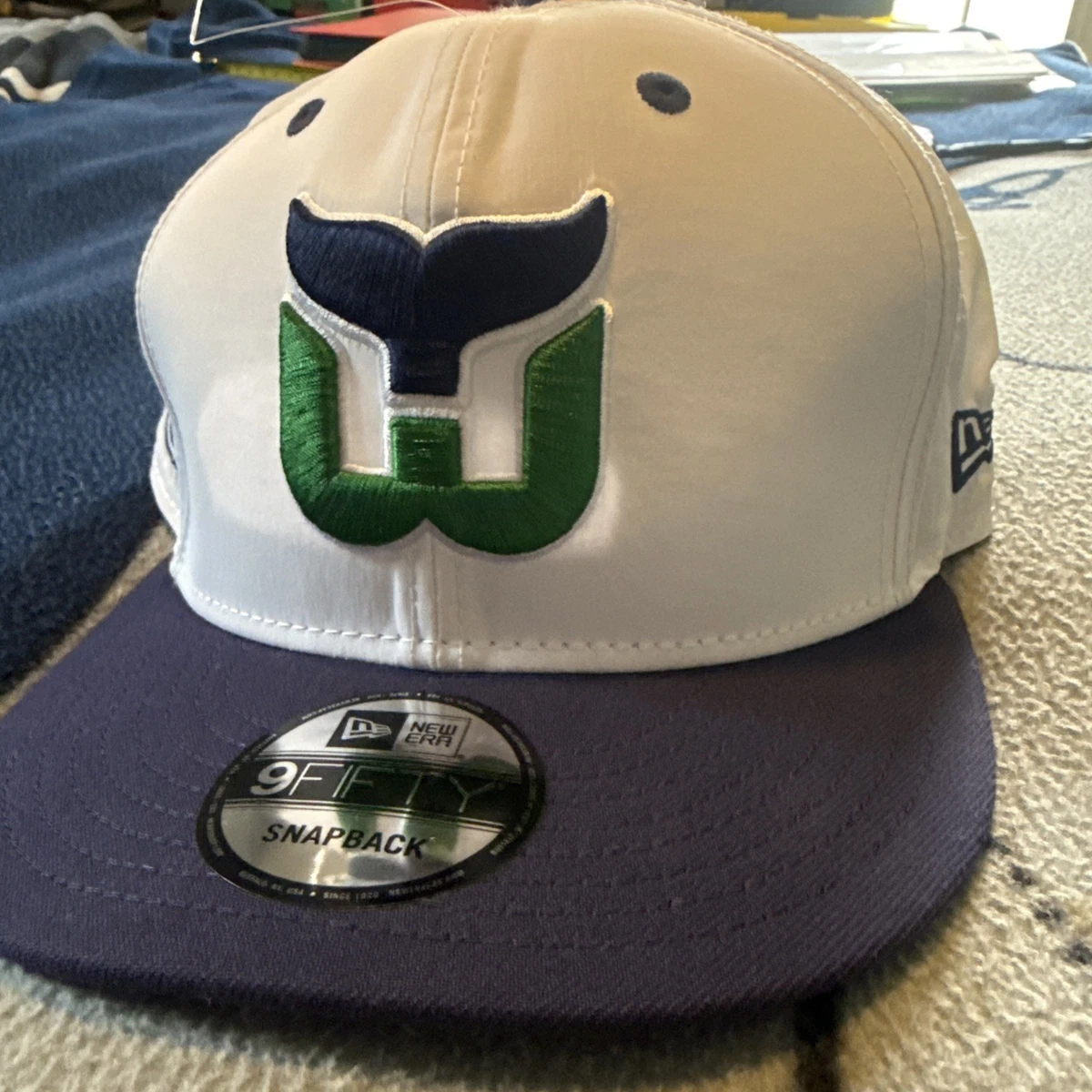 Casquette Hartford Whalers '47 - Bleu - NHL Hockey - Homme - Taille Unique - Occasion