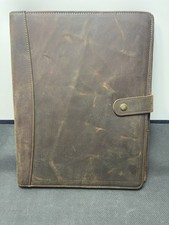 Leather Padfolio for Interview Portfolio Leather Binder, Legal Pad Organizer