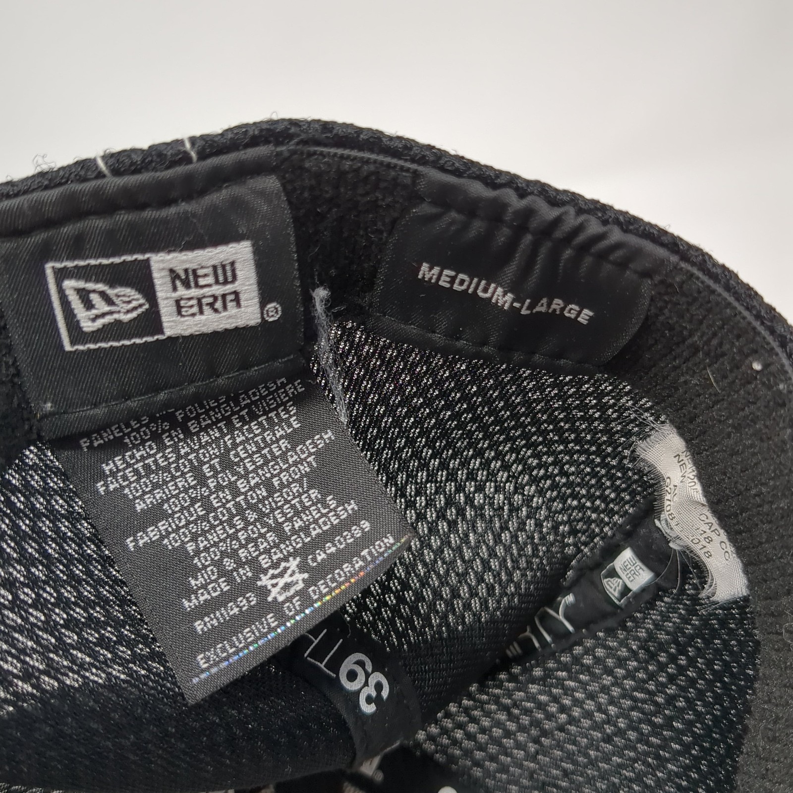 Micro Tech Systems Fitted Baseball Cap Black Larg… - image 9