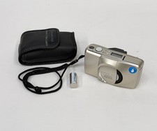 Olympus Stylus Zoom 140 DLX 35mm Film Camera Panorama All-Weather New Battery