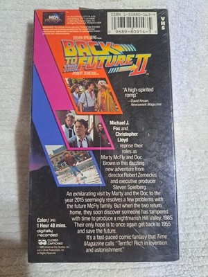 Back to the Future 2 (VHS, 1990) for sale online | eBay