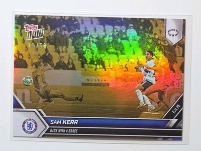 Topps NOW UWCL 2025/2026 - Card 007 - Sam Kerr - Chelsea - GOLD