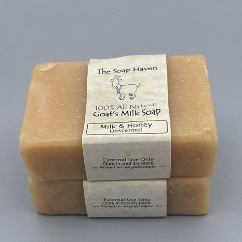 Goat Milk Soap Bars Honey Handmade Natural Sensitive Skin Pack Unscented