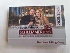 Schlemmerblock / Gutscheinbuch Hannover 2026 incl. 30€ App-Gutschein - Dez. 26