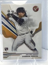 2024 Topps Pristine - Everson Pereira #103 Gold Refractor /50 (RC)