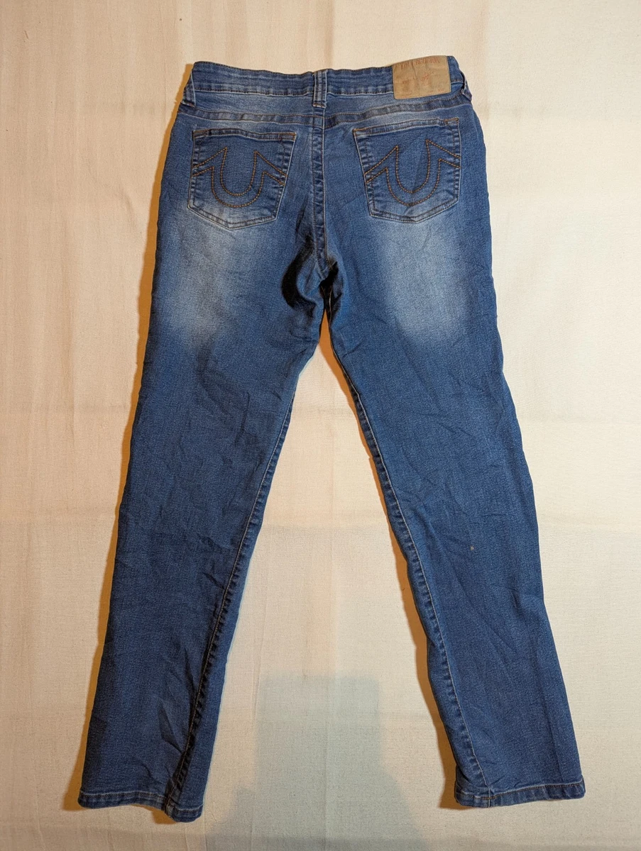 True Religion 29 in Inseam Low (6.5-8.5 in) Rise Jeans for Women