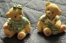 ENESCO Cherished Teddies, 1998 Good Luck Charm Duo 476943, 2 Pieces