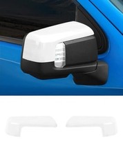 Mirror Cap Cover Trim Compatible with 2019-2025 Chevy Silverado and GMC White