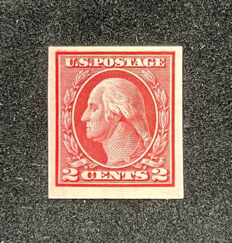 US 1914 Exceptional XF Imperforate #459 Washington Mint NH 3F124