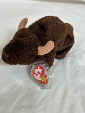Brand New 1998 TY Beanie Babies Roam the Buffalo Stuffed Animal Plush Bean Bag