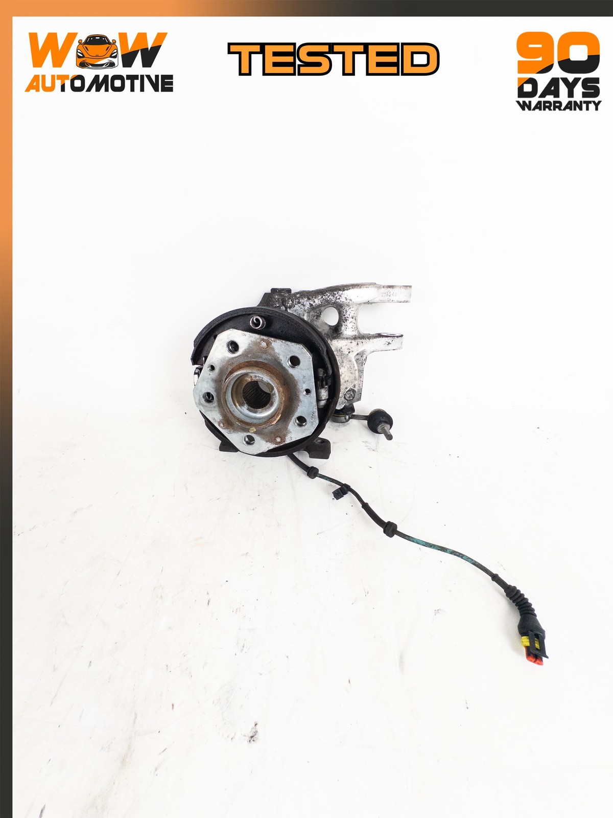 08-19 MASERATI GRANTURISMO REAR LEFT DRIVER SIDE SPINDLE KNUCKLE HUB OEM