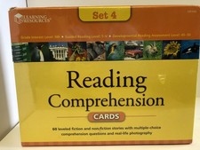 Learning Resources Reading Comprehension Cards Set 4 sealed