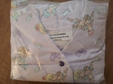 Girls Precious Moments Flannel Pajamas Size Small  4-6  NOT FIRE RETARDANT