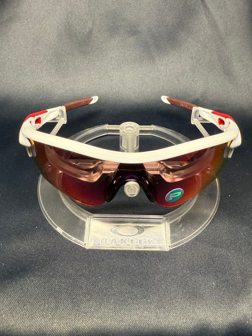 OAKLEY RADARLOCK SP CUSTOM (NOT FOR SALE) POLISHED WHITE SUNGLASSES