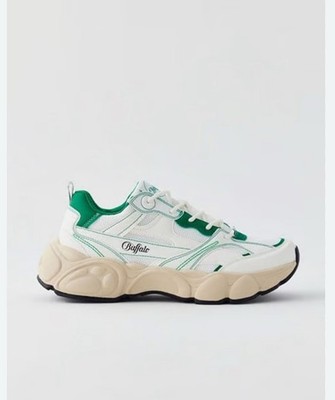 Buffalo Cld Run RT Vegan Low Women s 39 US 8.5 Sneakers Green White NIB Anthro