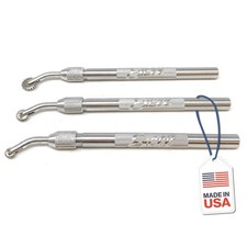 3 Pc Stainless Steel Pounce Wheel Set Fabric Tracing Sewing Made in USA