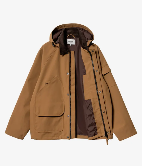 ALTRA Cappotto CARHARTT WIP Clarton I033870 Hamilton Marrone Tabacco L