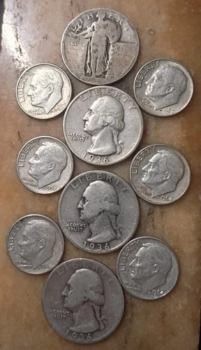 Photo of a 1936-P Walking Liberty Half Dollar from an eBay sale