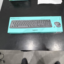 Logitech MK270 Wireless Keyboard Mouse Combo, Plug Play, Function Keys