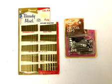 NOS VINTAGE BOBBY PINS  PIN CURL CLIPS by BEAUTY MAID  GOODY LOT OF 2